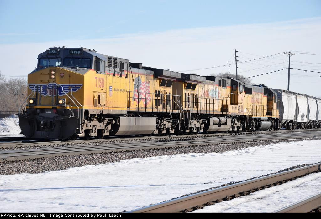 Sand train cruises west through University